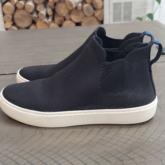 Rothy’s The Chelsea Boot Black Sz 6.5 - Picture 4 of 13